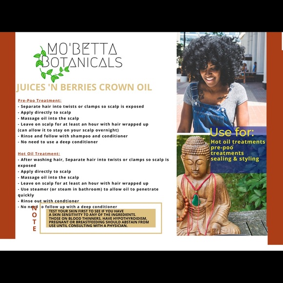 ❌SOLD OUT❌ Juices ‘n Berries Crown Oil - Picture 3 of 3